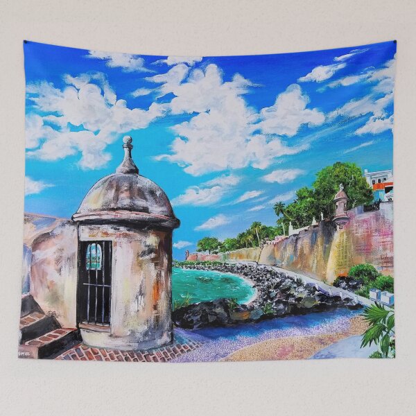 Item preview, Paseo del Morro, Old San Juan, Puerto Rico designed and sold by galina-art.