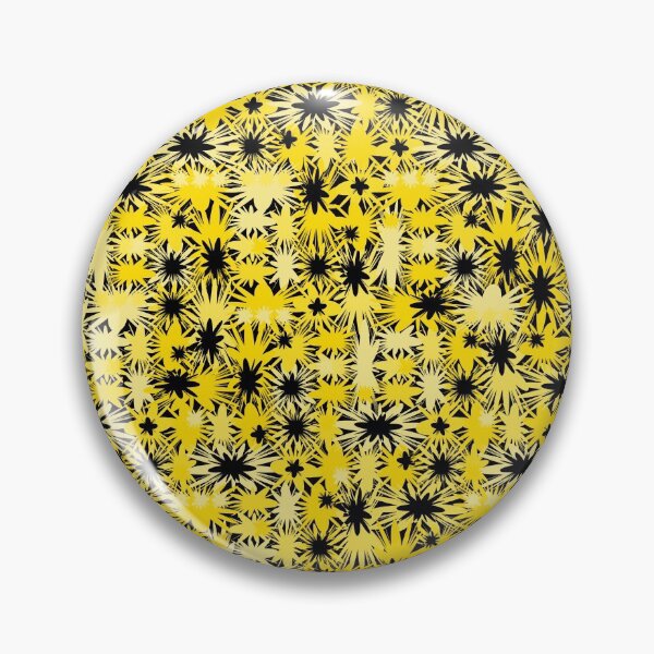 Item preview, Geometric, Pattern, Shapes, Lines, Modern,  Abstract, Art, Efflorescent - Yellow on Black designed and sold by LucidLounger.