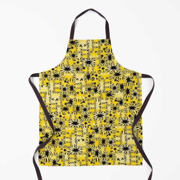 Item preview, Geometric, Pattern, Shapes, Lines, Modern,  Abstract, Art, Efflorescent - Yellow on Black designed and sold by LucidLounger.