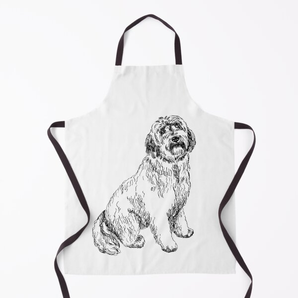 Item preview, portrait of labradoodle  designed and sold by VicaVeresk.