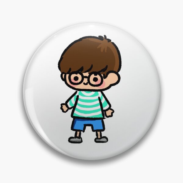 Item preview, Kawaii Kpop Jpop Idol with glasses Chibi Manga designed and sold by GLwithUs.