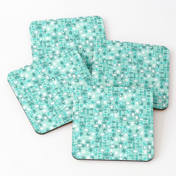 Item preview, Geometric, Pattern, Shapes, Lines, Modern,  Abstract, Art, Efflorescent - Teal on No Color designed and sold by LucidLounger.
