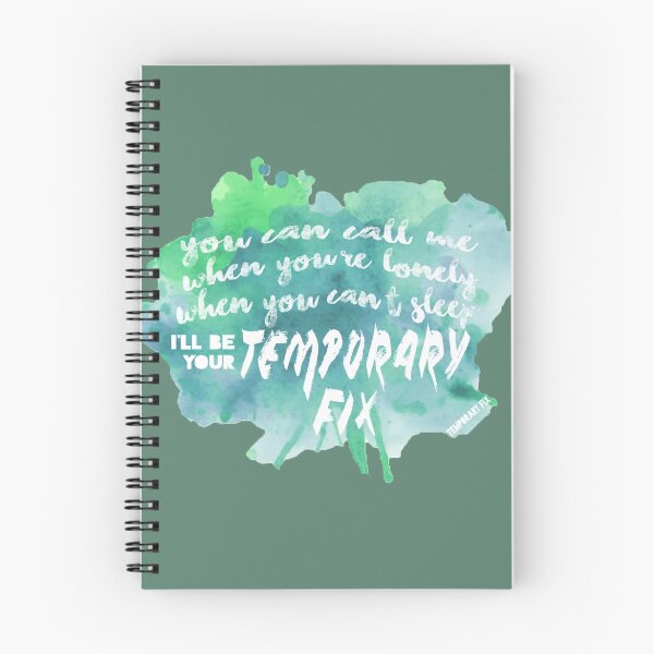 Item preview, Temporary Fix Lyric Design designed and sold by gracietam.