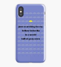 Yellow Umbrella iPhone Case