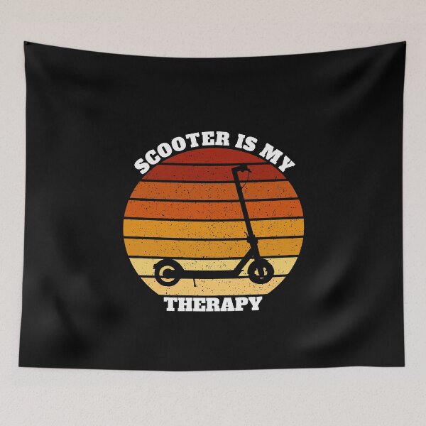 Item preview, Funny Scooter E-Scooter Is My Therapy designed and sold by Salvadax.
