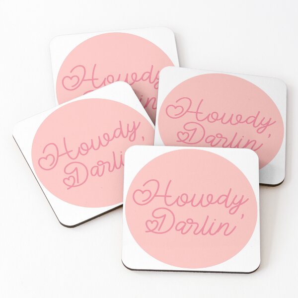 Item preview, Howdy Darlin' - Pink Circle designed and sold by paytoncooley.