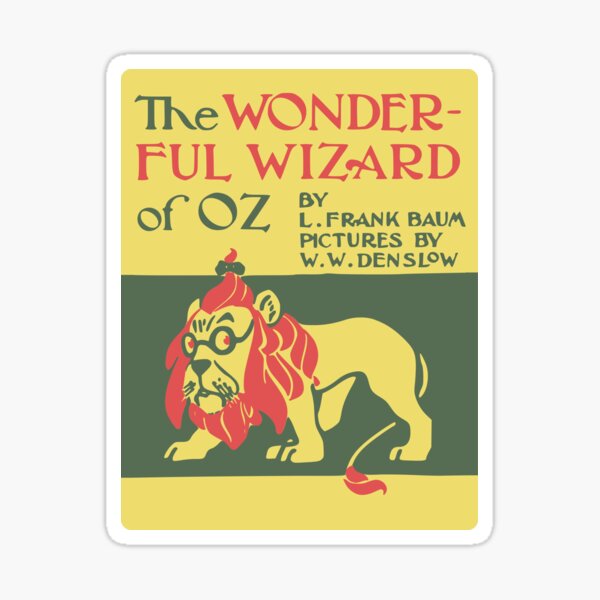 Item preview, The Wonderful Wizard of Oz book cover design designed and sold by cangurojoe.