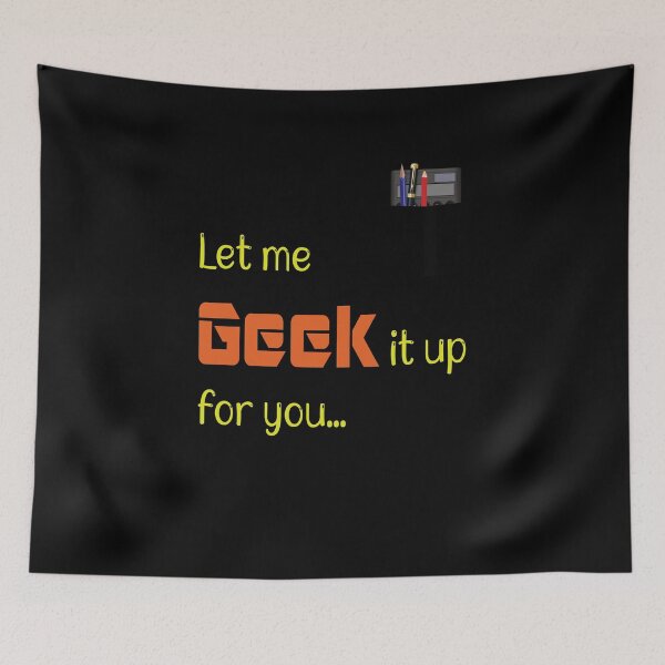 Item preview, Let me geek it up for you... designed and sold by StencilMyst ..