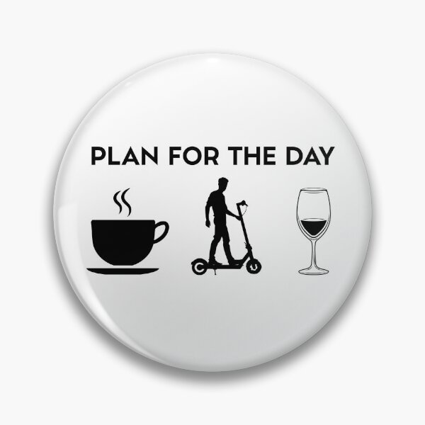 Item preview, Funny Coffee E-Scooter Electric Scooter Biathlonist Wine designed and sold by Salvadax.