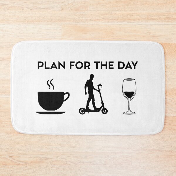 Item preview, Funny Coffee E-Scooter Electric Scooter Biathlonist Wine designed and sold by Salvadax.