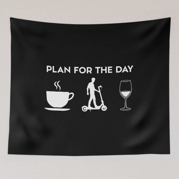 Item preview, Funny Coffee E-Scooter Electric Scooter Biathlonist Wine designed and sold by Salvadax.