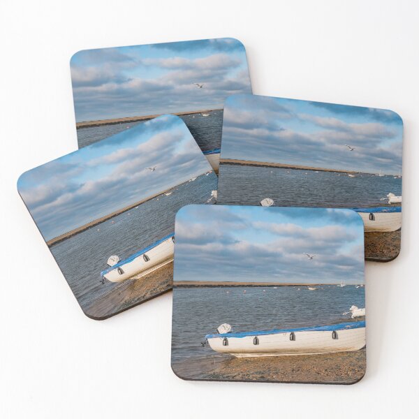 Item preview, Beached boats at low tide designed and sold by yackers1.