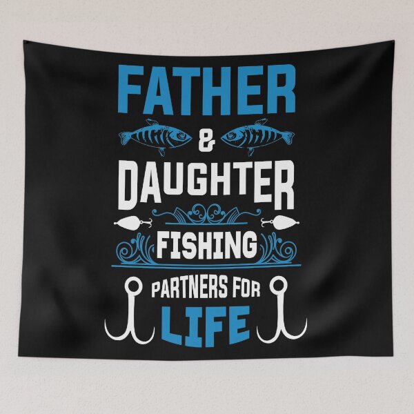 Item preview, Father and Daughter quotes Fishing Gift designed and sold by BrennaEirlys.