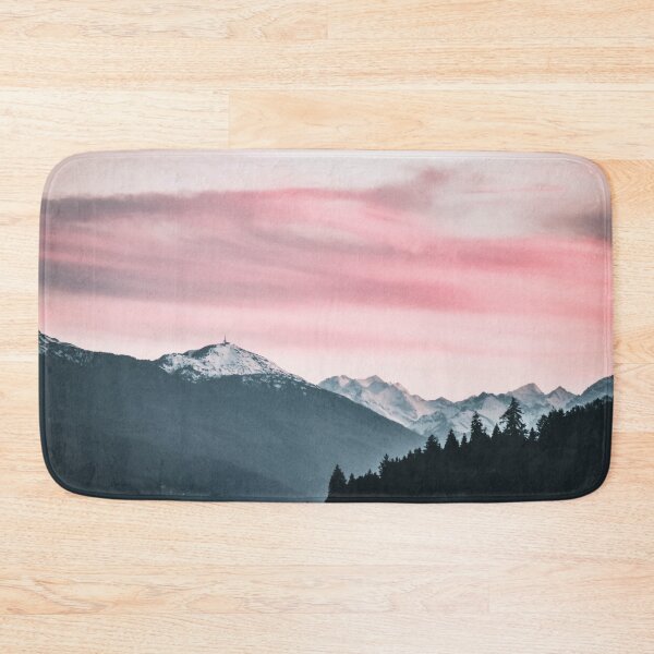 Item preview, Mountains view under pink sky designed and sold by Yulia Sh.