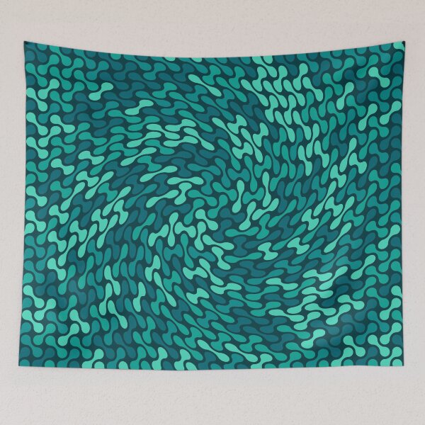 Item preview, Twisted Metaballs Pattern (Teal) designed and sold by John Uttley.