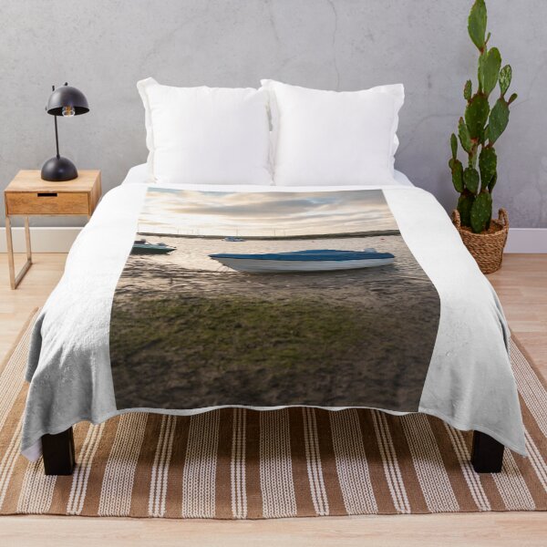 Item preview, Boat in Wells-Next-The-Sea estuary designed and sold by yackers1.