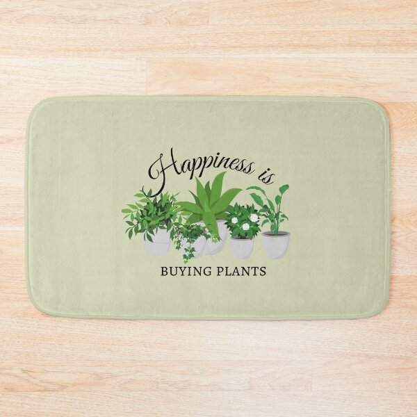 Item preview, Happiness is buying plants designed and sold by Growwithme.