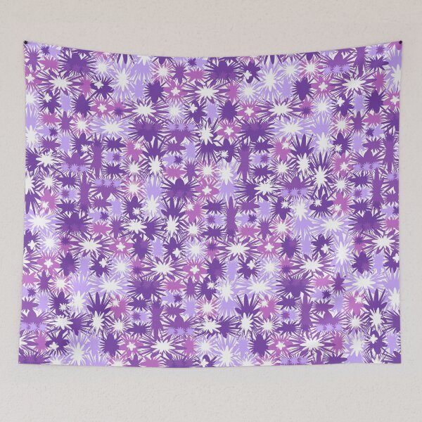 Item preview, Geometric, Pattern, Shapes, Lines, Modern,  Abstract, Art, Efflorescent - Purple on No Color designed and sold by LucidLounger.