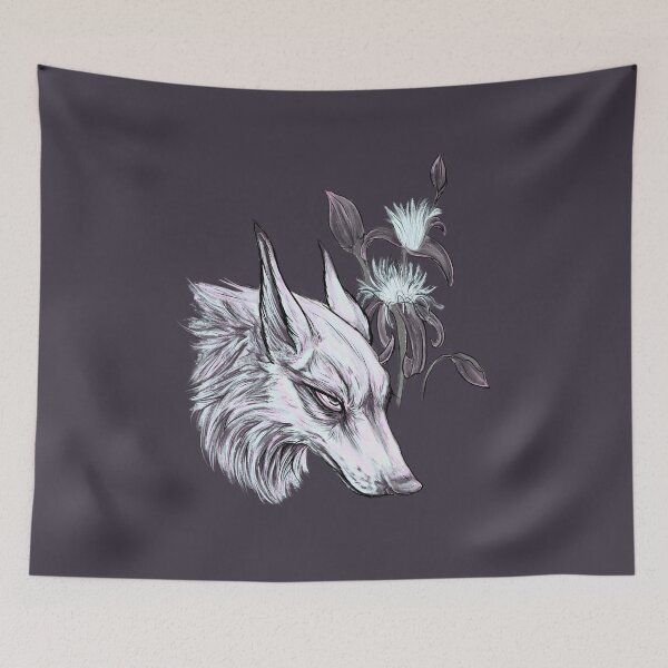 Item preview, Lunar Flower Wolf designed and sold by INKmagine  and Create.