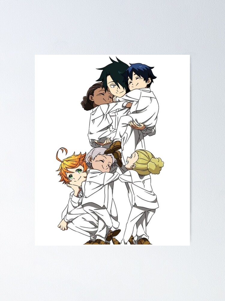 The Promised Neverland Cute Norman Fanart Classic Poster and Stickers |  Greeting Card