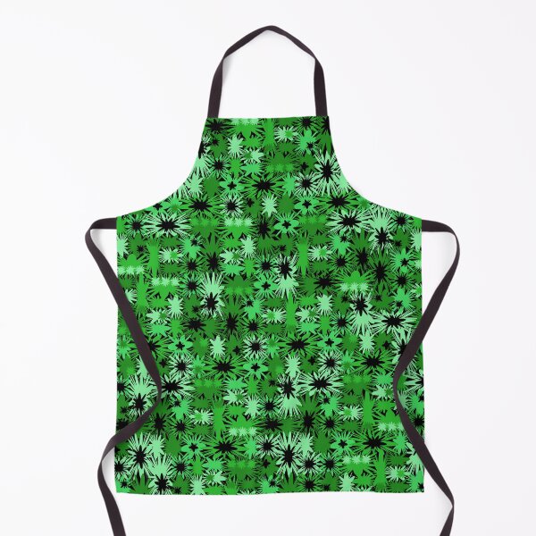 Item preview, Geometric, Pattern, Shapes, Lines, Modern,  Abstract, Art, Efflorescent - Green on Black designed and sold by LucidLounger.