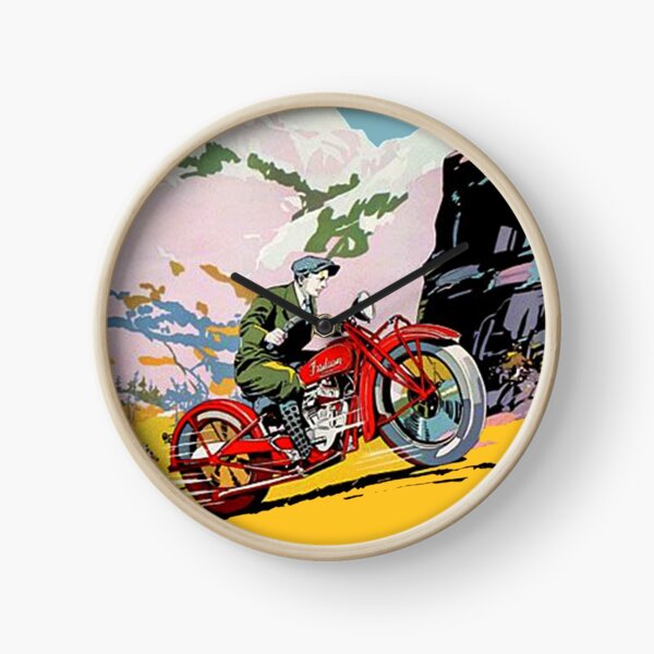 Indian Motorcycles Clocks Redbubble