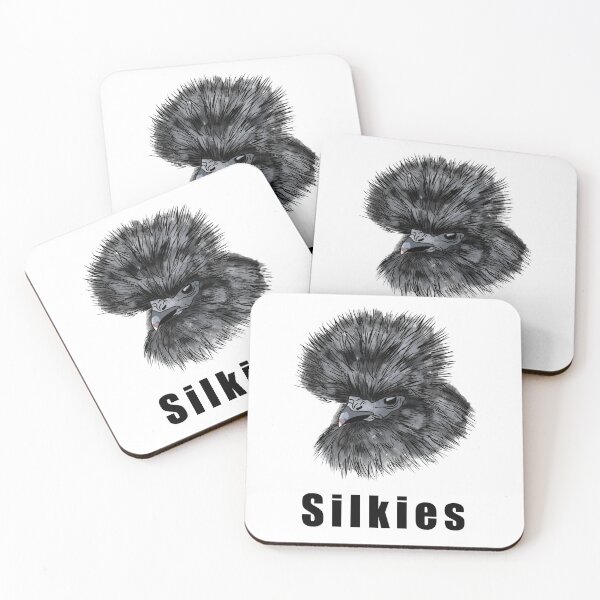 Item preview, Silkie Chicken Illustration designed and sold by PrettyLittlePic.