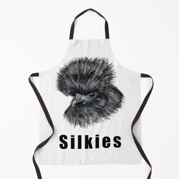 Item preview, Silkie Chicken Illustration designed and sold by PrettyLittlePic.