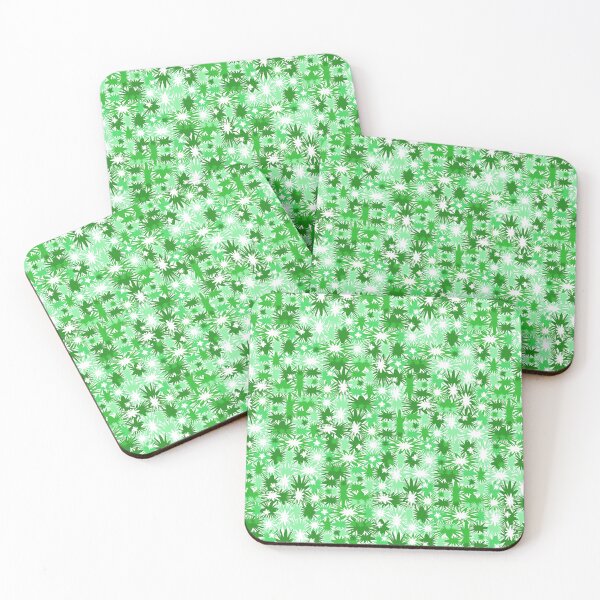 Item preview, Geometric, Pattern, Shapes, Lines, Modern,  Abstract, Art, Efflorescent - Green on No Color designed and sold by LucidLounger.