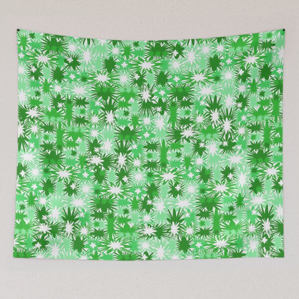 Item preview, Geometric, Pattern, Shapes, Lines, Modern,  Abstract, Art, Efflorescent - Green on No Color designed and sold by LucidLounger.