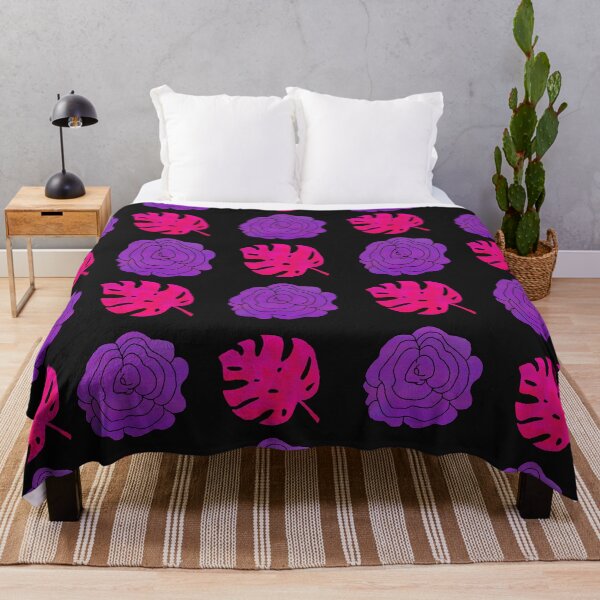 Item preview, Purple Roses & Pink Leaves designed and sold by rainestore.