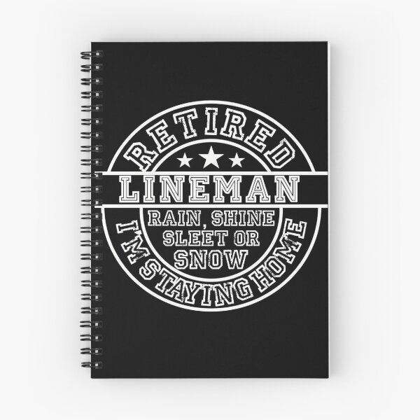 Item preview, Retired Lineman rain shine sleet or snow designed and sold by BrennaEirlys.