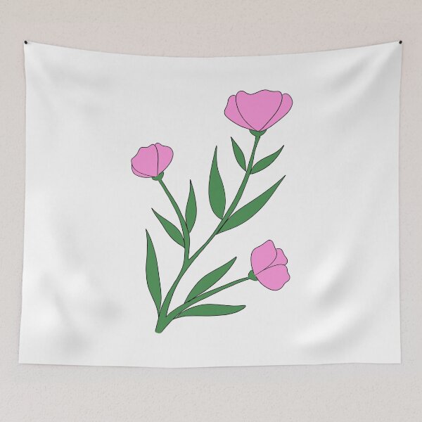 Item preview, Colored Floral Design designed and sold by CaptinAubs.