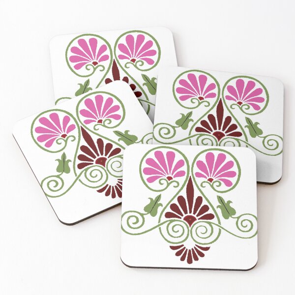 Item preview, Distressed vintage mirrored bohemian steel works pattern designed and sold by wavethreat.