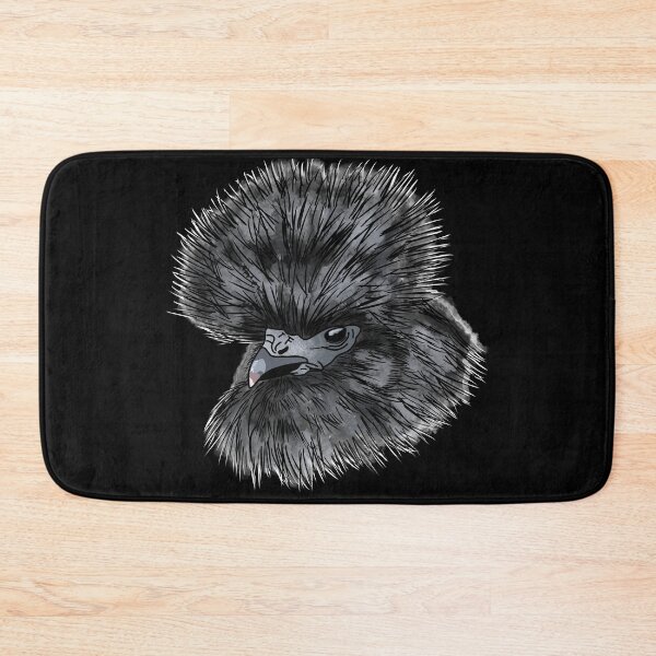 Item preview, Adorable Silkie Chicken Watercolor Styled Illustrated Art designed and sold by PrettyLittlePic.