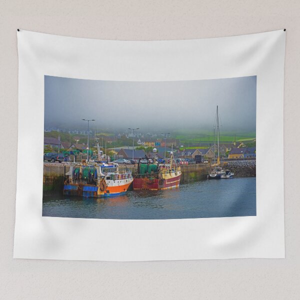 Item preview, Dingle Fishing Boats in Harbour designed and sold by Brian Shaw.
