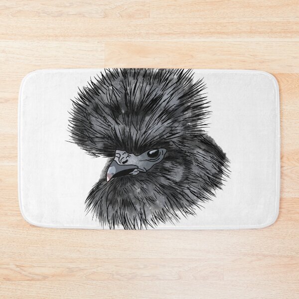 Item preview, Silkie Chicken Watercolor Illustration designed and sold by PrettyLittlePic.