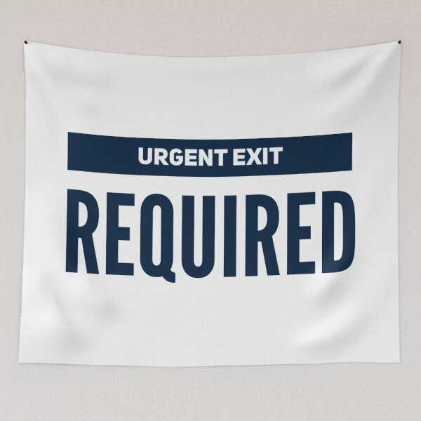 Item preview, Line of Duty Urgent Exit Required designed and sold by suver.