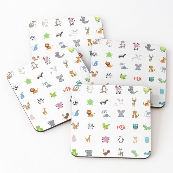 Item preview, Cute animal compilation. Choose large in sticker designed and sold by vashumaso.