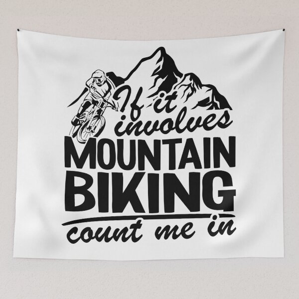 Item preview, If It Involves Mountain Biking MTB Biker Quote Funny Gift designed and sold by Stronzi.