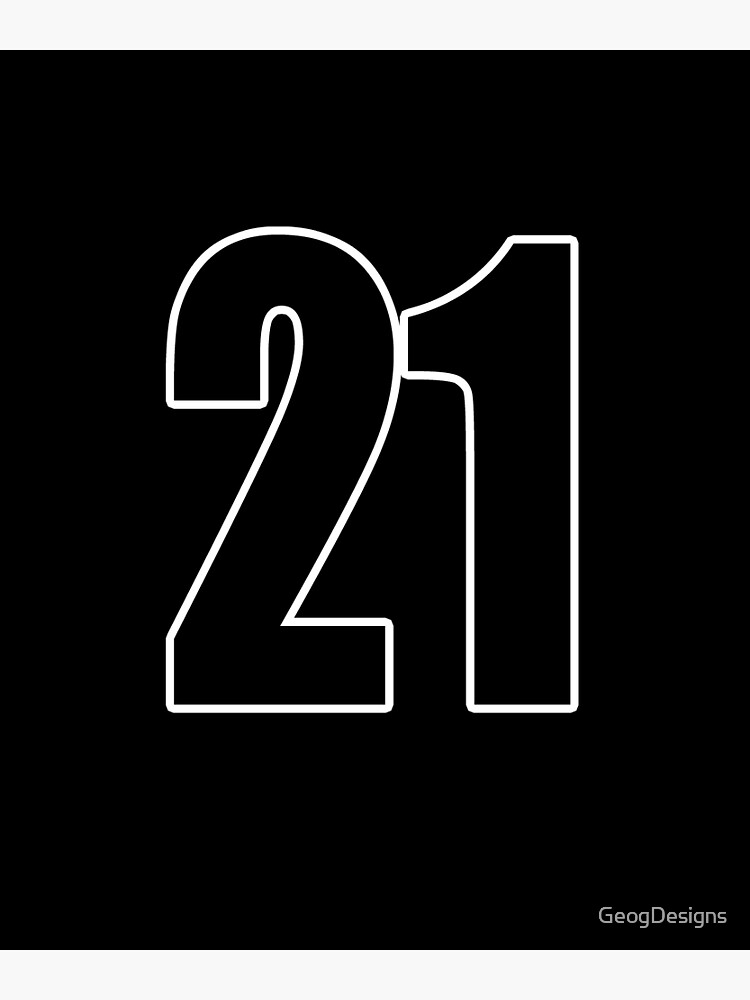 24 number number football Photographic Print by GeogDesigns