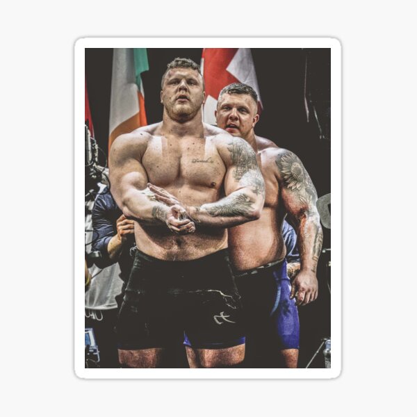 Scotland Stoltman Strongman Brothers In Arms Sticker