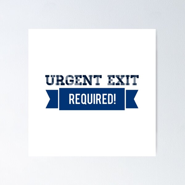 Item preview, Line of Duty - Urgent Exit Required designed and sold by suver.