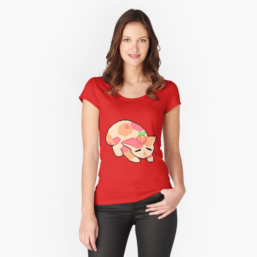 Item preview, Fitted Scoop T-Shirt designed and sold by moobloom.