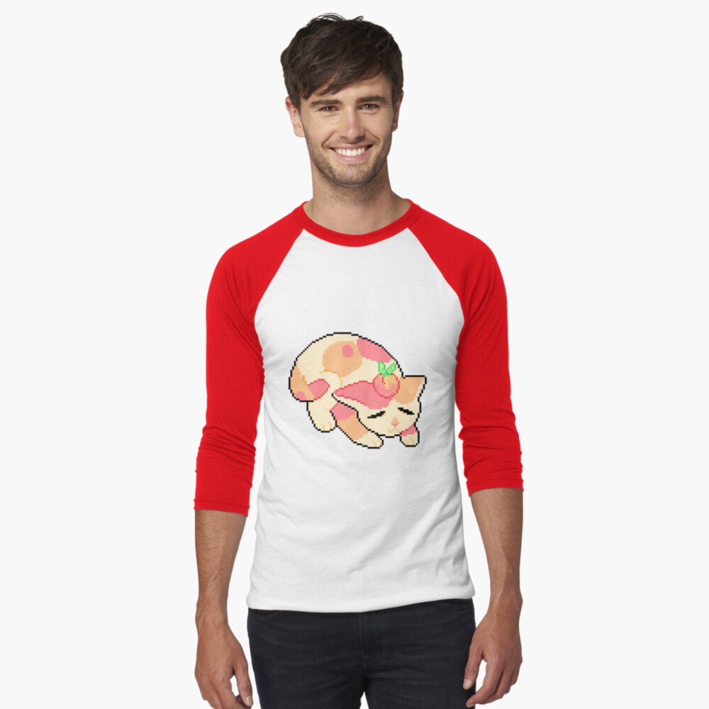 Item preview, Baseball ¾ Sleeve T-Shirt designed and sold by moobloom.