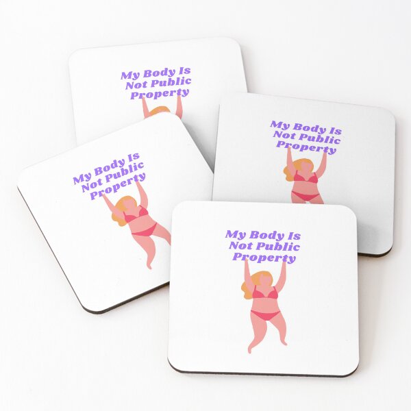 Item preview, My Body Is Not Public Property - Body Positivity Design designed and sold by PetitePeche.