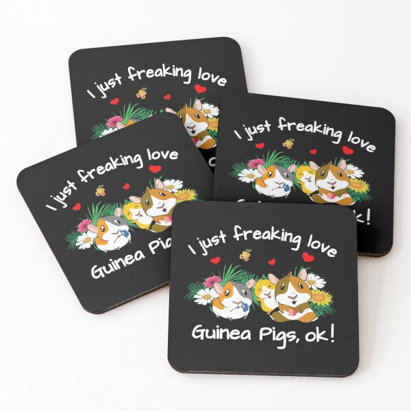 Item preview, I Just Freaking Love Guinea Pigs, Ok! designed and sold by Paulina Vanlife.