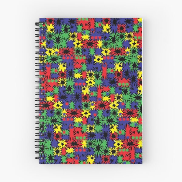 Item preview, Geometric, Pattern, Shapes, Lines, Modern, Abstract, Art, Efflorescent - Rainbow on Black -  designed and sold by LucidLounger.