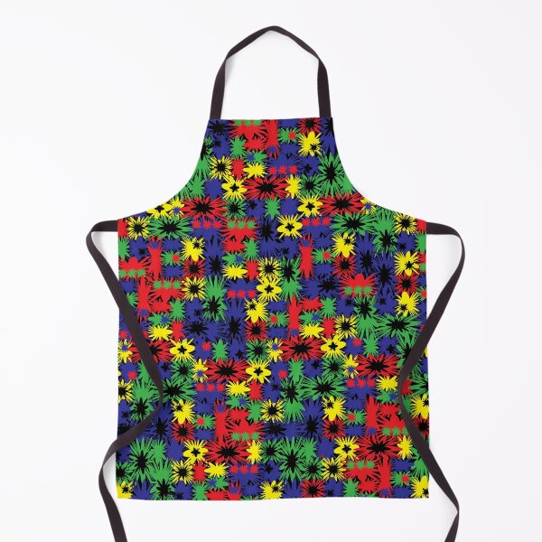 Item preview, Geometric, Pattern, Shapes, Lines, Modern, Abstract, Art, Efflorescent - Rainbow on Black -  designed and sold by LucidLounger.