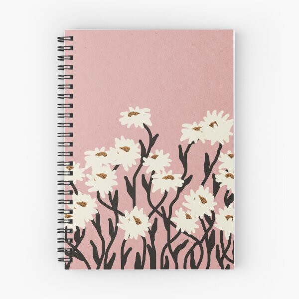 Item preview, White flowers, Botanical Mid century abstract art designed and sold by juliaemelian.